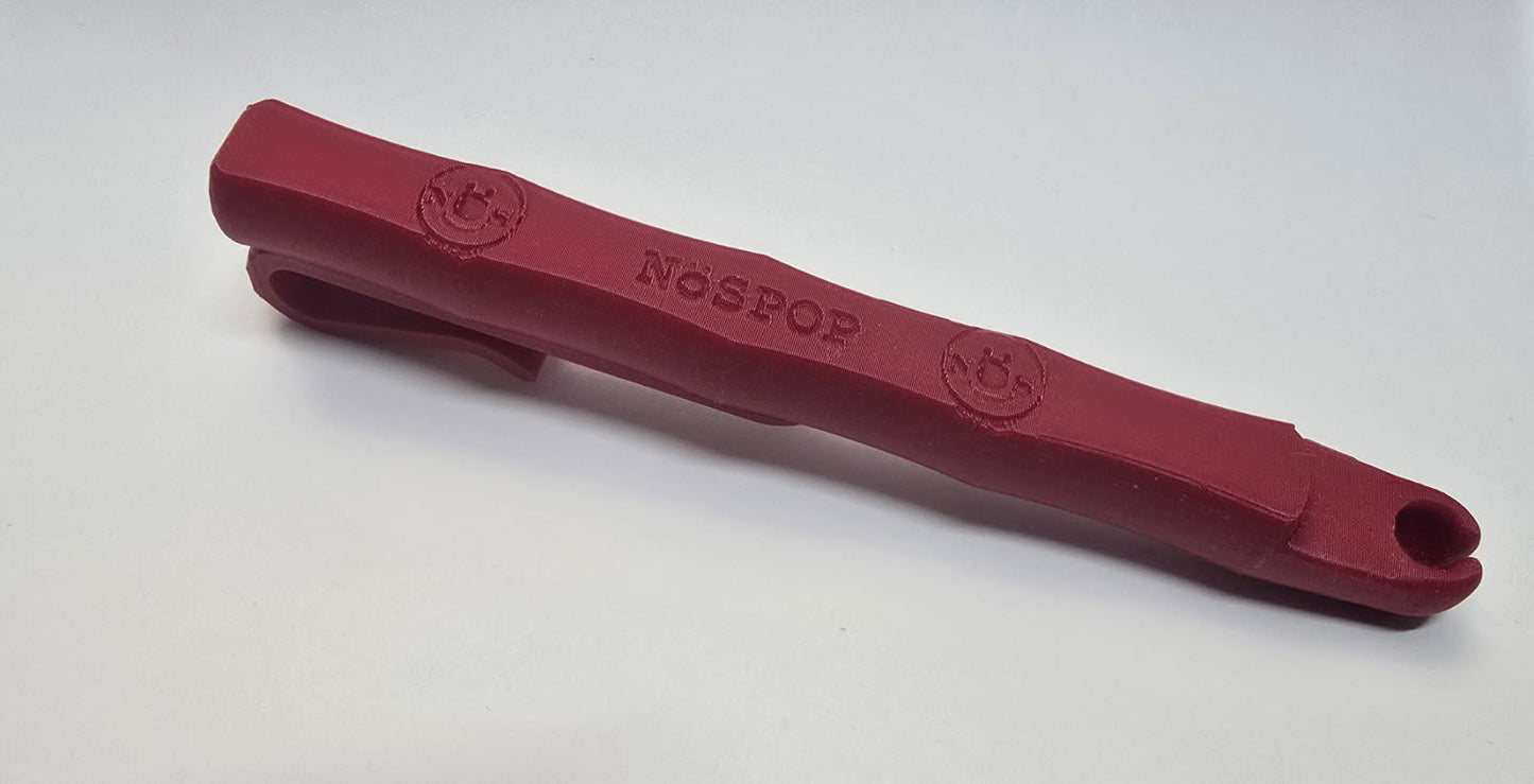 Red BALLOON TYING  tool with 'NOSPO' branding on a white background